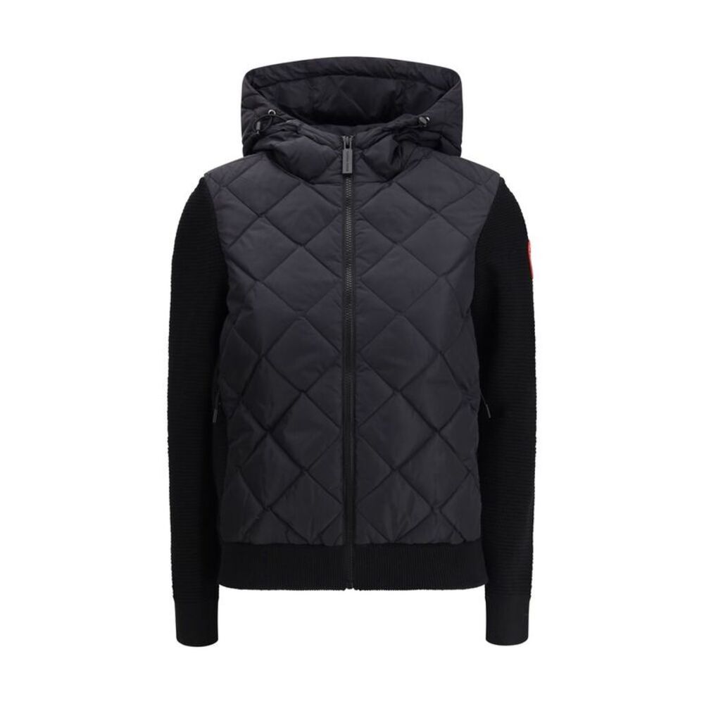 Canada Goose Black Wool Oves Aries Full-Length Women's Jacket
